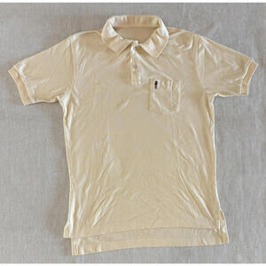 VINTAGE McGregor Polo Shirt Men Med Golf, Tennis Short Sleeve Bagpiper Logo!!!